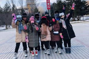 盈科网络冬季滑雪团建活动合影